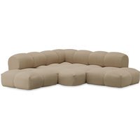 Objekte unserer Tage zander Sofa Design 10 (4 -zit) - Hug Me 071 Sand