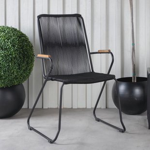 Nohr Tuinstoel 'Catheryne' kleur Zwart