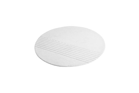 Woud Kyoto Tapijt rond - wit - Ø 200 cm