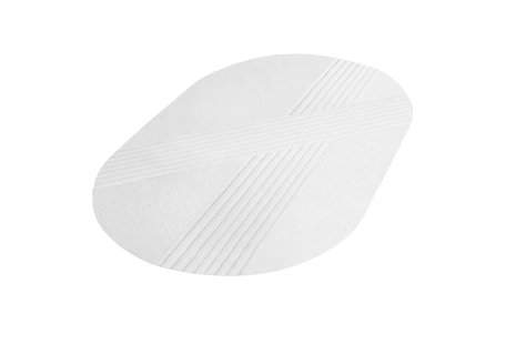 Woud Kyoto Tapijt ovaal - wit