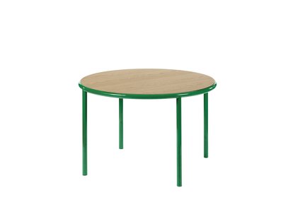 valerie_objects Wooden Table Round - groen - Eiken - Ø 120 cm