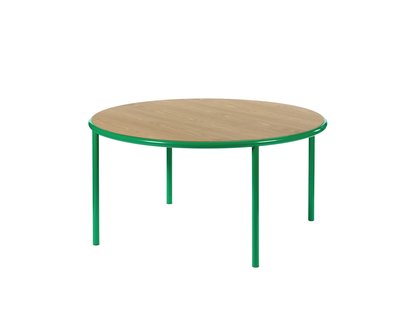 valerie_objects Wooden Table Round - groen - Eiken - Ø 150 cm