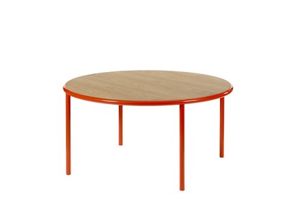 valerie_objects Wooden Table Round - rood - Eiken - Ø 150 cm