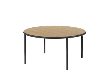 valerie_objects Wooden Table Round - zwart - Eiken - Ø 150 cm