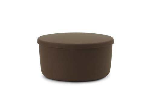 Normann Copenhagen Hide Storage Poef - brown - large