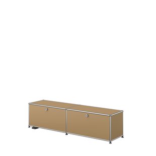 USM Haller Haller E TV/Hi-Fi lowboard 2x1 - 2 kleppen - 31 beige