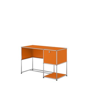 USM Haller Bureau met klepdeur - 26 zuiveroranje