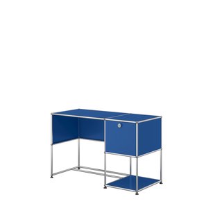USM Haller Bureau met klepdeur - 27 gentiaanblauw