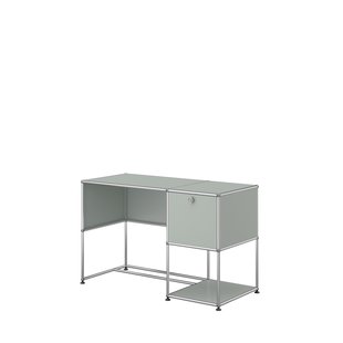 USM Haller Bureau met klepdeur - 29 lichtgrijs