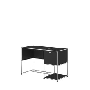 USM Haller Bureau met klepdeur - 30 grafietzwart