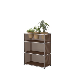 USM Haller A world of plants highboard 1x3 - 3 potten - 22 bruin