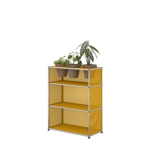 USM Haller A world of plants highboard 1x3 - 3 potten - 25 goudgeel