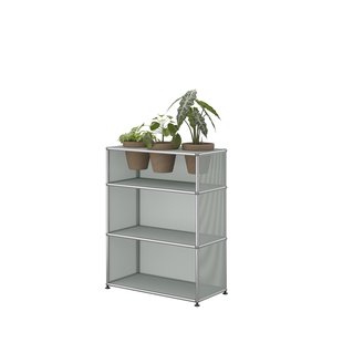 USM Haller A world of plants highboard 1x3 - 3 potten - 29 lichtgrijs