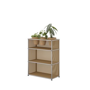USM Haller A world of plants highboard 1x3 - 3 potten - 31 beige