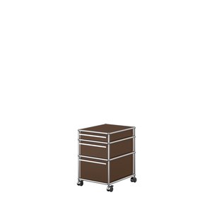 USM Haller Verrijdbare lade - 3 laden type II - 22 bruin