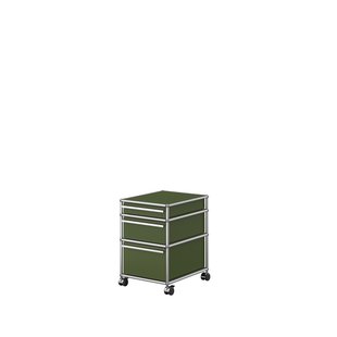 USM Haller Verrijdbare lade - 3 laden type II - USM 36 olivgrün