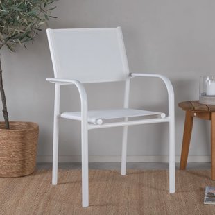 Nohr Tuinstoel 'Vaishali' kleur Wit