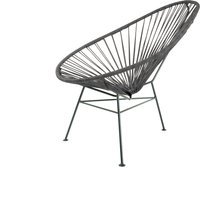 AcapulcoDesign Acapulco Chair Leer Zwart