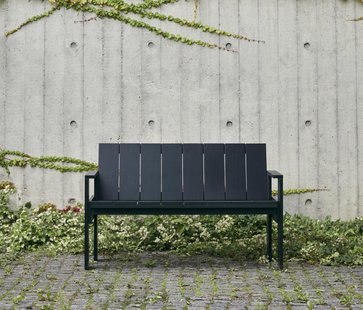 HAY Crate Eetkamerbank - black