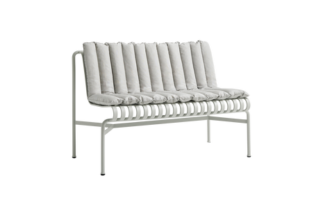 HAY Palissade Soft Gewatteerd kussen voor Dining Bench - grijs