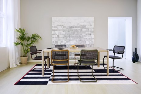 Thonet S 64 V Stoel donker gemêleerd - amber