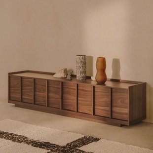 Kave Home TV-meubel 'Onix' Notenfineer, 200cm