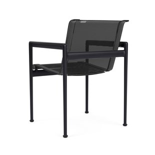 Knoll International 1966 eetkamerstoel met armleuningen - onyx