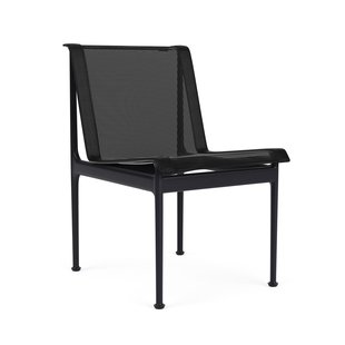 Knoll International 1966 eetkamerstoel zonder armleuningen - onyx