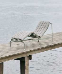 HAY Palissade Soft Gewatteerd kussen voor chaise longue - grijs
