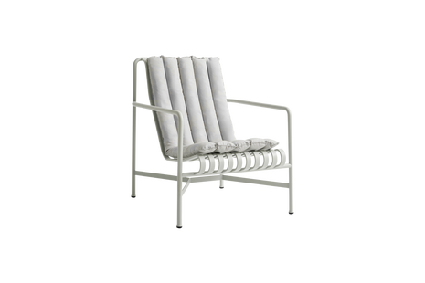 HAY Palissade Soft Gewatteerd kussen voor Lounge Chair High - grijs