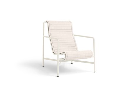 HAY Palissade Soft Gewatteerd kussen voor Lounge Chair High - cream white