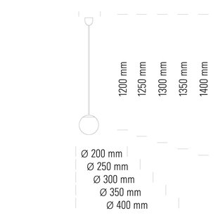 Tecnolumen HL 99 pendelarmatuur - messing gepolijst - 25 cm