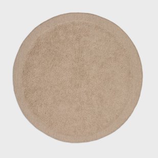 Kave Home Rond Vloerkleed 'Marely' 200cm, kleur Beige