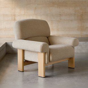 Kave Home Fauteuil 'Cabana' Chenille, kleur Beige