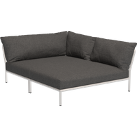 HOUE LEVEL 2 Cozy Sofa Muted White - Basic - donkergrijs - rechts