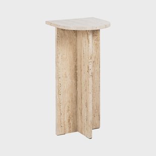 Richmond Bijzettafel 'Costello' Travertin, 26 x 26cm