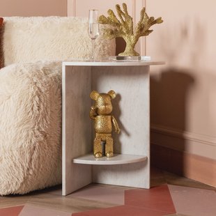 Richmond Bijzettafel 'Lansky' Marmer, 51 x 35cm