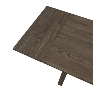 Muuto Earnest uitschuifbare tafel - dark oiled oak - 205 x 100 cm