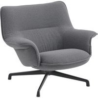 Muuto Doze Lounge Stoel Low Back Draaibaar - grijs - Ocean 80
