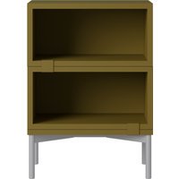 Muuto Stacked Storage Bedside Stable Configuratie 1 - brown green