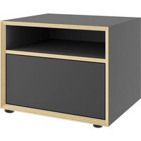 Müller Möbelwerkstätten Ladekast Vertiko - antraciet - großer Schubkasten unten