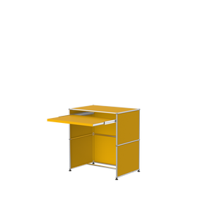 USM Haller Bureau met uittrekblad - 25 goudgeel