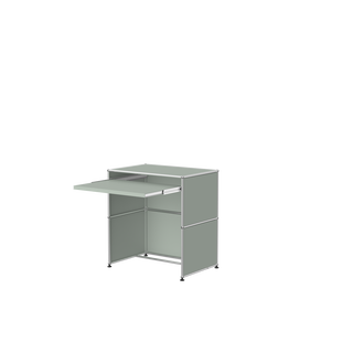 USM Haller Bureau met uittrekblad - 29 lichtgrijs