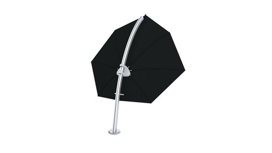 Umbrosa Icarus ALU parasol - black - zonder paraplustandaard