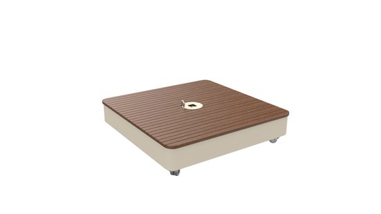 Umbrosa Icarus UX Zandparasol - met parasolstandaard