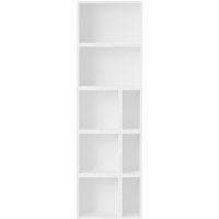 Muuto Stacked Storage Bookcase configuratie 7 - wit