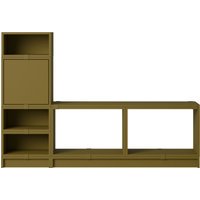 Muuto Stacked Storage Hallway Configuratie 1 - brown green