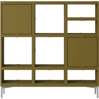 Muuto Stacked Storage Hallway Configuratie 3 - brown green