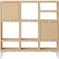 Muuto Stacked Storage Hallway Configuratie 3 - eiken