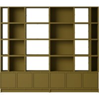Muuto Stacked Storage Office Configuratie 1 - brown green
